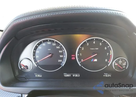 2015 BMW X6 M z USA, uszkodzony, nr VIN 5YMKW8C56F0R42762